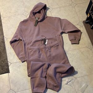 Men's Mauve Sweatpants & Joggers Set